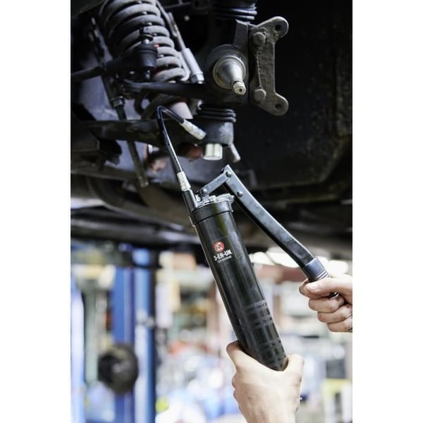 Fettpump - 3-IN-ONE - Manuell - Nylonslang - Universal
