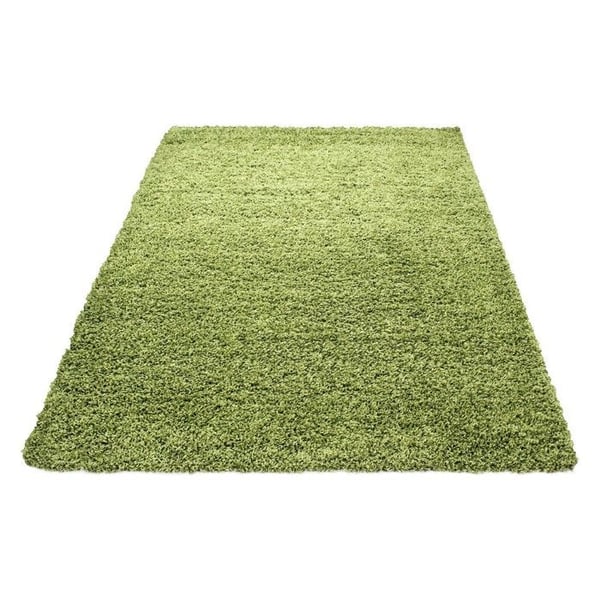 Shaggy matta lång lugg unik färg GRÖN (160x230 cm)