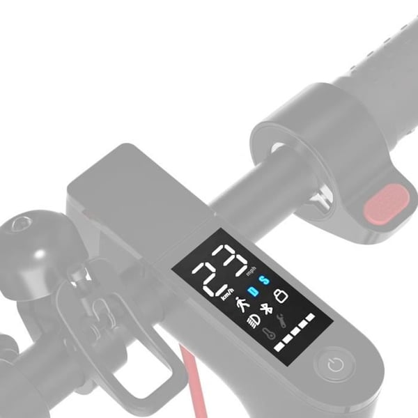Dashboard för Xiaomi Pro 2, 1S och Essential Scooter Black