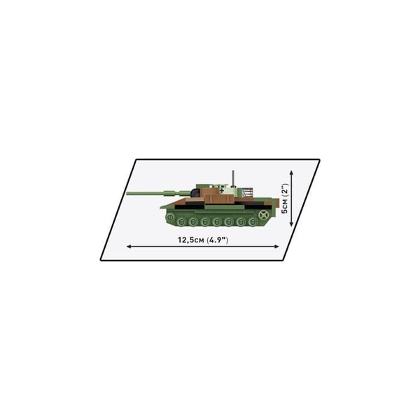Maquette - COBI - 3105 - Leopard I - 147 element - 1:72 - Grön