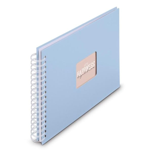 Spiralalbum - Lagun - 28 x 24 cm - 50 vita sidor - Strukturerat papper