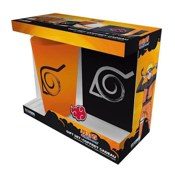 Presentlåda | Naruto | Glas Xxl / Pins / Anteckningsbok | Konoha