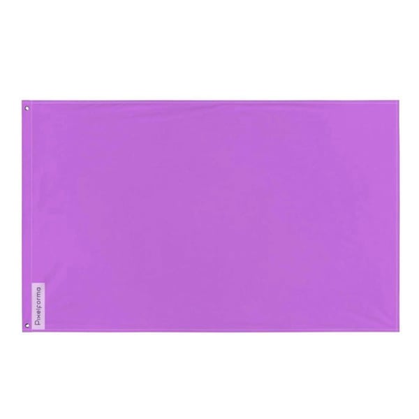 Ljuslila Flagga – 96 x 144 cm – Hållbar Polyester – 2 Metallöglor – Inomhus / Utomhus – Pixelforma