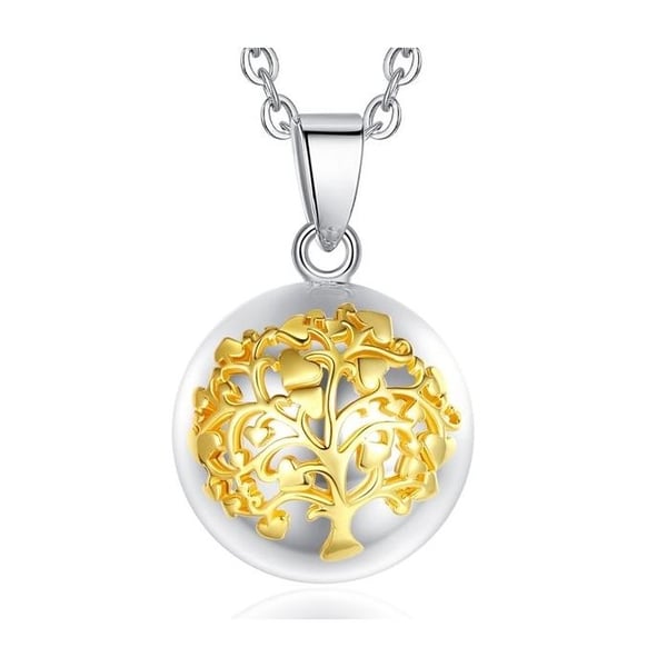 Graviditet Bola Tree of Life Leaves Hearts Halsband