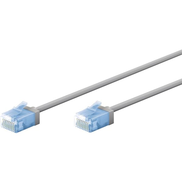GOOBAY Ethernet-kabel Cat6a icke skärmad LSOH slim / ultra flexibel - grå 5m