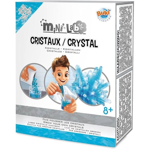 Science box - NO NAME - MINI LAB CRYSTALS BLUE - För barn - Från 6 år - Lätt att odla