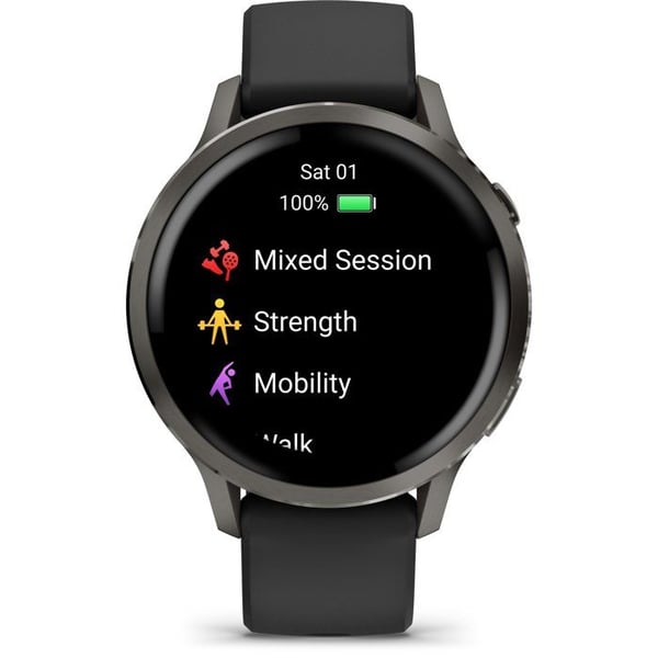 Garmin Venu 4 41mm Svart med Slate + Svart