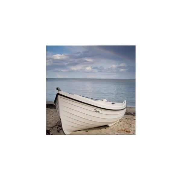 Canvastavla - Tadessi - M1-No.50518 - Sailor - Blå - Grön - Canvas på ram - Havet - Båt - 50 x 50 cm