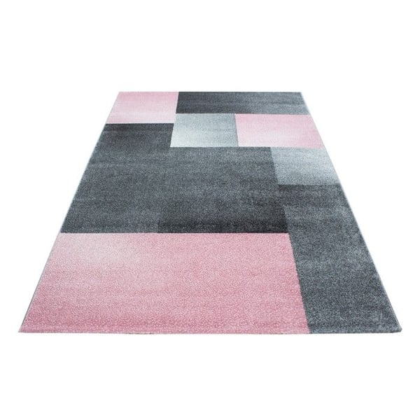 Moderna & Design Ayyildiz Mattor 200 x 290 cm - Rosa - Rektangulär - Mjuk Ull Effekt Kort Lugg - Ref 901810PINK