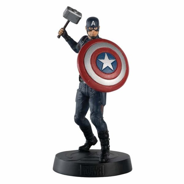 Figur - EAGLEMOSS KOLLEKTIONER - Captain America (Endgame) - 18 cm - Flerfärgad - Licens Marvel- USED