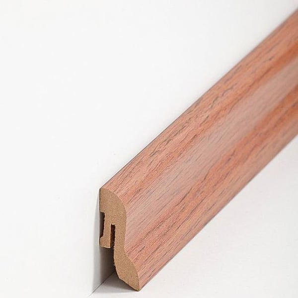 PROVISTON Sockel nr 336 MDF 20 x 40 x 2500 mm ek för att limma, skruva & spika, för att klämma Belagd MDF-kärna 12,5 meter | 5 stycken