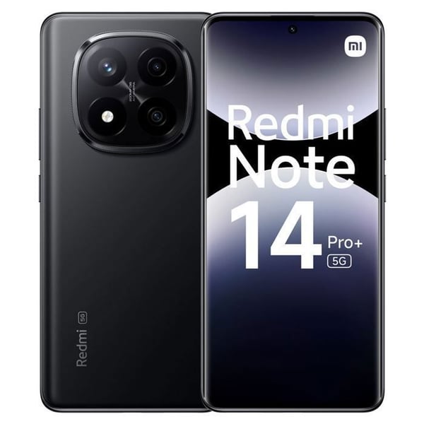 Smartphone - XIAOMI - Redmi Note 14 Pro+ - 8GB RAM - 256GB ROM - 5G Svart