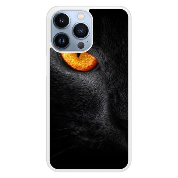 Förstärkt silikonfodral med tryck, kompatibelt med Apple iPhone 13 Pro, Panteröga