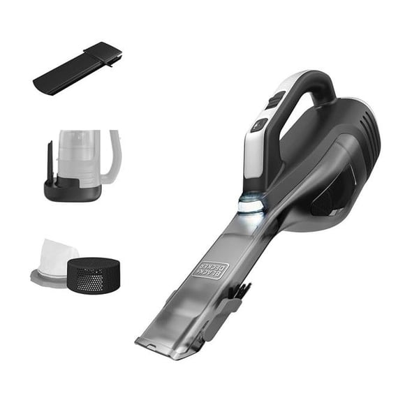 Black+Decker Reveal Dustbuster Kannettava Imuri 12V 2Ah LED-valolla
