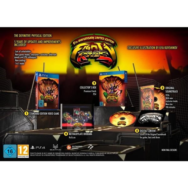 Fight'n Rage 5th Anniversary Limited Edition-Spel-PS4