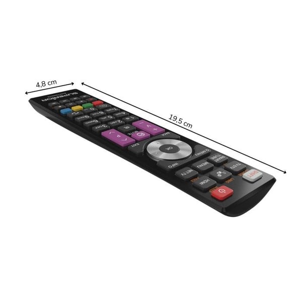 Universell TV-fjärrkontroll - IKAZA - Kompatibel med TV TELEFUNKEN efter 2000 - Klar att använda - Ingen programmering krävs