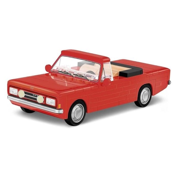 Modellbil - Cobi - Opel Rekord C 1700L Cabriolet - 140 delar - 1:35 - Röd