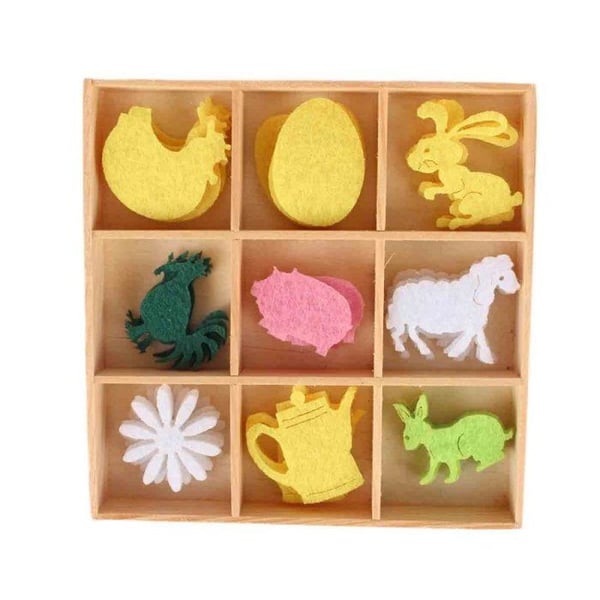 MégaCréa DIY - Filttyger former Påsk 2,5 till 3 cm set 36 delar
