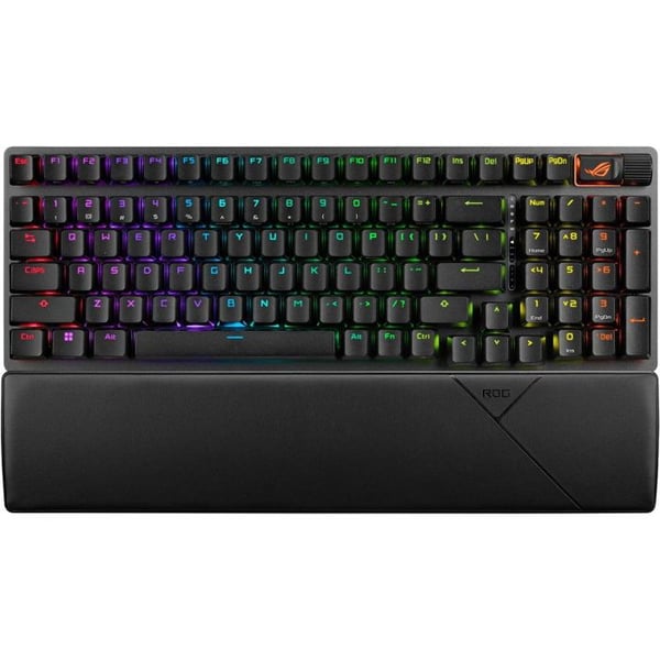 Spil Tastatur - ASUS - ROG STRIX SCOPE II 96 WIRELESS - Mekanisk - Baggrundsbelyst - Trådløs