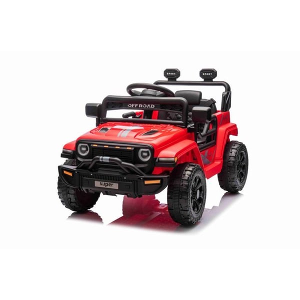 Elbil - BENEO - OFFROAD NY - Röd - Litiumbatteri - Fjärrkontroll 2,4 GHz