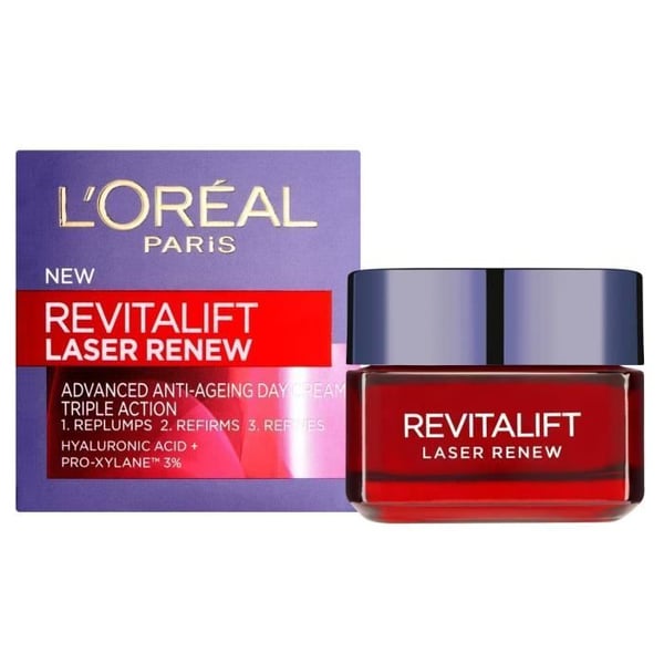 Dagcreme - L'ORÉAL PARIS - Revitalift Laser - 50ml - Hypoallergenisk - Alle hudtyper Dagcreme - L'ORÉAL PARIS - Revitalift Laser - 50ml - Hypoallergenisk - Alle hudtyper