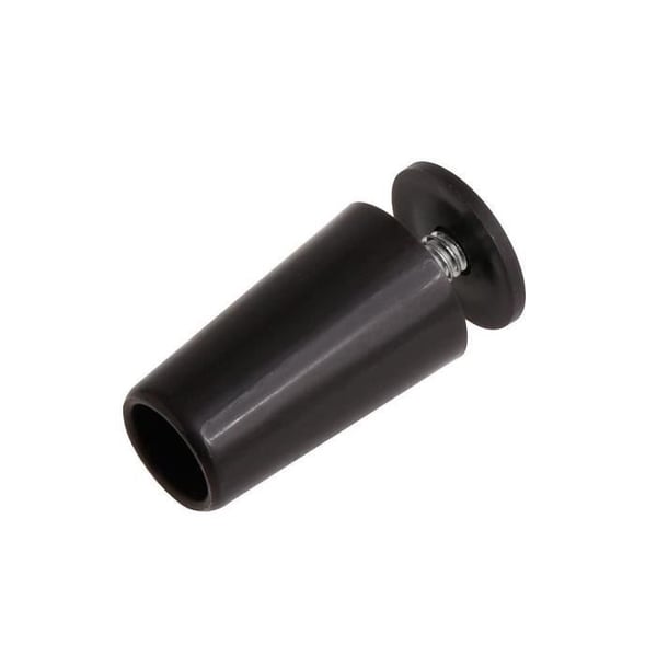 Fönsterluckshållare - WOLFPACK - 40 mm - Brun färg - Plast - Med skruv