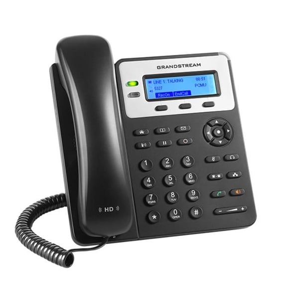 VoIP telefon Grandstream GXP1625 Sort - Kapacitet til adressebog 500 navne og numre - Højtalertelefon