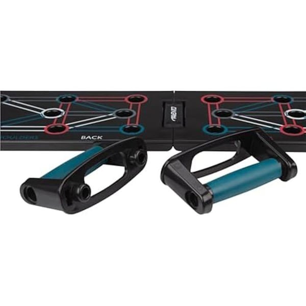 Platta Push-Up - AVENTO - Svart - Unisex - Fitness - Ergonomisk