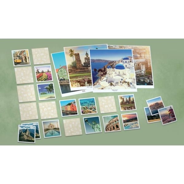 Samlet Hukommelsesspil Collectors' Memory® - Rejse - Ravensburger - Observation og hukommelse - Fra 8 år