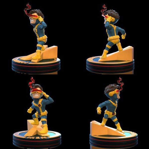 X-Men - Marvel - Diorama Cyclops - 10 cm PVC på basen