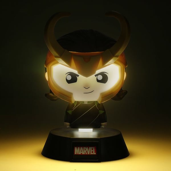 Dekorativ lampa - PALADONE - LOKI ICON LIGHT - Flerfärgad - LED - Inomhus