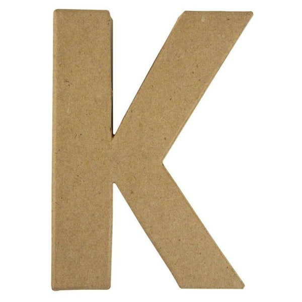 Brev i pappersmaché K FSC Återvunnen, 15x10,5x3cm