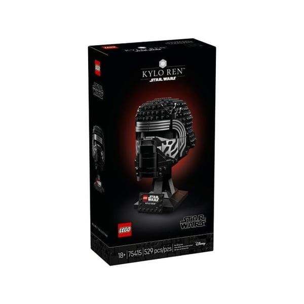 Byggsats - LEGO - 75415 - Kylo Rens hjälm - Svart - För vuxna - Star Wars