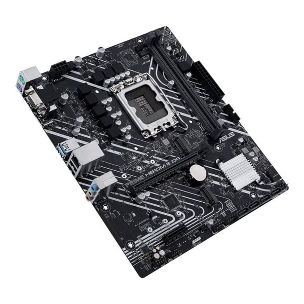 Moderkort - Asus - PRIME H610M-E D4-CSM - Micro ATX - Socket LGA1200 - 64 GB RAM