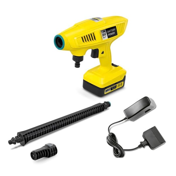 Karcher KHB 4-18 Trådlös högtryckstvätt - Batteri 18V 2.5 Ah - Laddare
