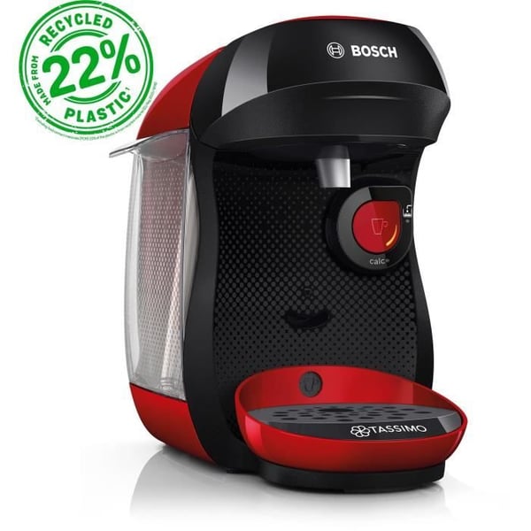 Multidryck kaffemaskin - BOSCH - TASSIMO - T10 Happy röd - 1400 W