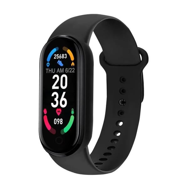 Bluetooth-kello - ALLOWITH - M6 - Älykäs ranneke - Bluetooth-puhelut - Terveydenseuranta