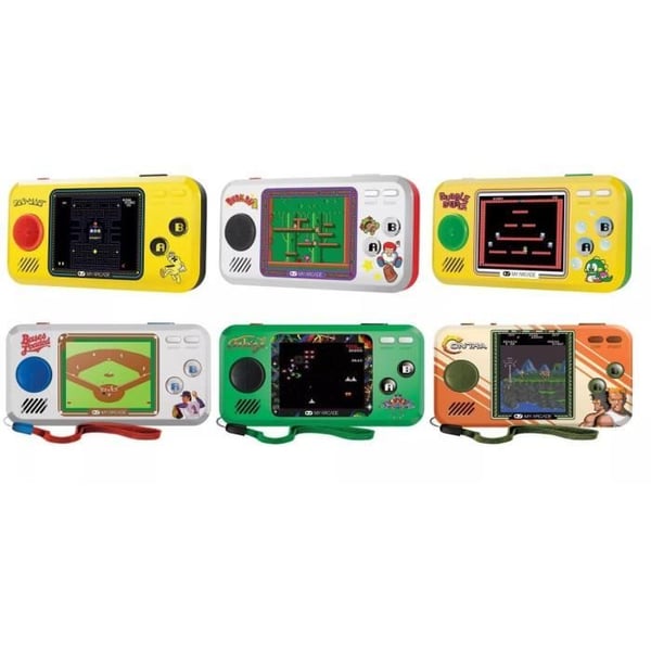 Pocket Player PRO -pelikonsoli - Space Invaders - Retrogaming-peli - 7 cm korkean resoluution näyttö