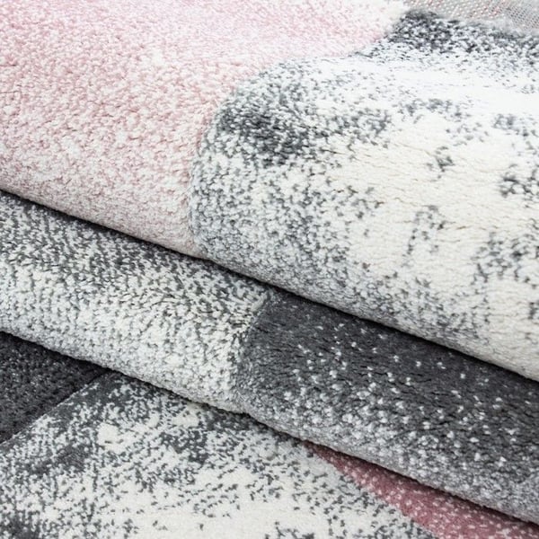Tapis - Ayyildiz - Hawaii 1710 - 200x290 cm - Rosa - Modern - 3D Konturklipp