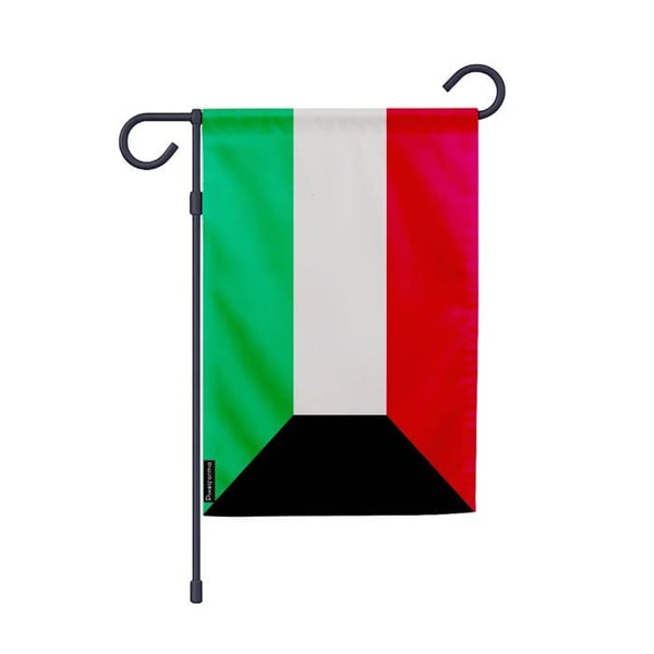 Kuwait Flagga – 32 x 47.5 cm – Hållbar Polyester – Vertikalt Format – Utomhus – Pixelforma