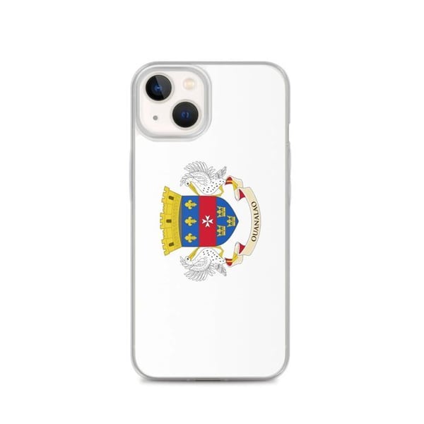 Mobilskal – Saint-Barthélemy Flagga – Kompatibel med iPhone 13 – Mjuk Fodral – Slitstark och Stötsäker - Silikon - Pixelforma