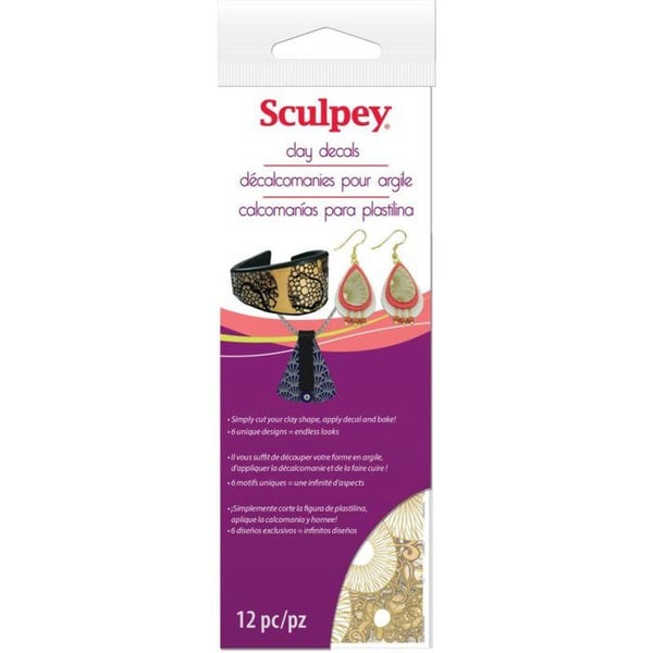 Sculpey - Dekalöverföring för polymerlera (Fimo Sculpey...)