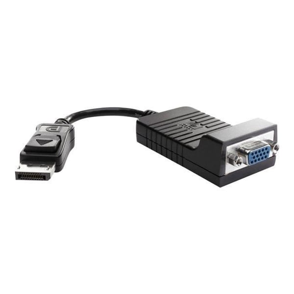 VGA till DisplayPort Adaptor HP - 20 cm - Svart- USED