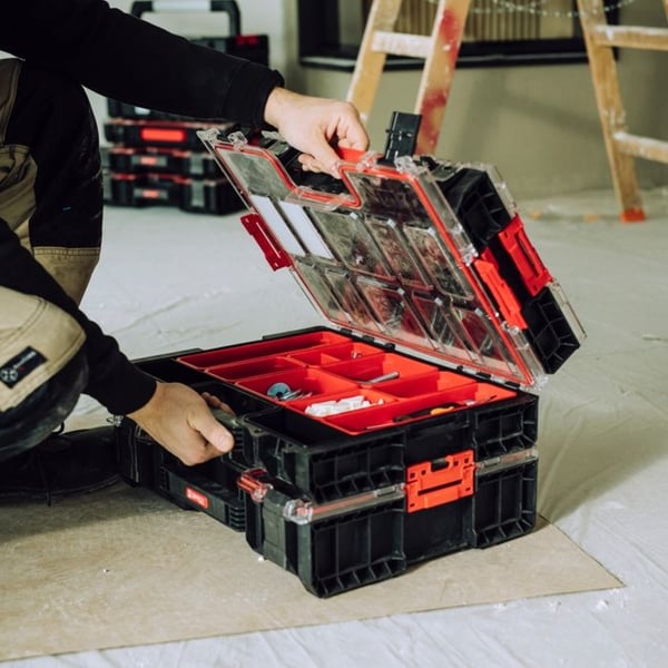 Organisatör - Qbrick System - PRO 200 - 452 x 358 x 79 mm - 6 l - IP54 - Stapelbar