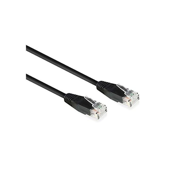 ACT Nätverkskabel CAT6 U/UTP, koppar, 10m, svart