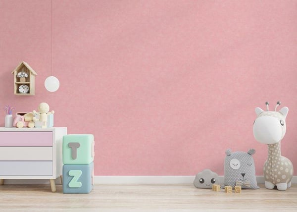Enfärgad tapet M1-No.999 Non-woven tapet Rosa enfärgad tapet Enfärgad