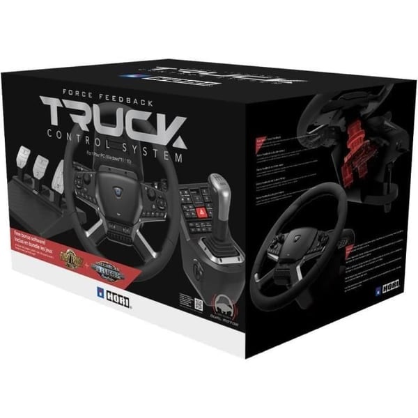 Flygande med växellåda och pedaler - HORI - PC - Inkluderar Truck Simulator 2 och American Truck Simulator