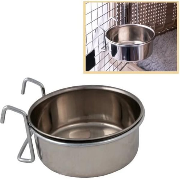 Vattenskål för burar MED BURSTÖD 900 ML.