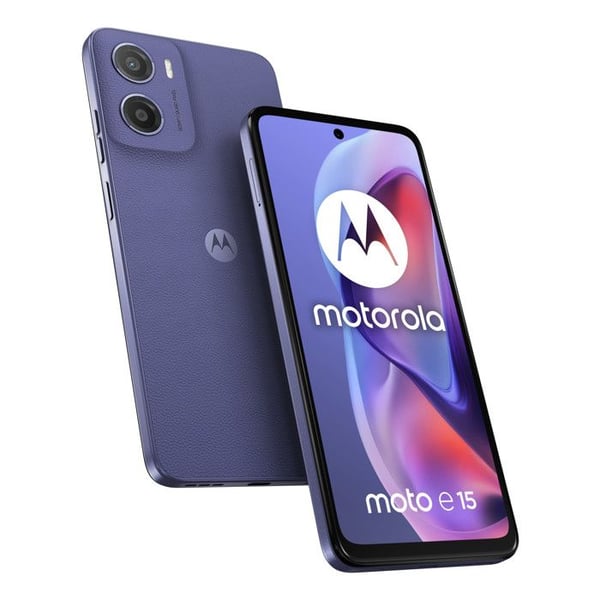 Motorola Moto e15 Smartphone 6,67" 32MP 64GB 2GB RAM 5200mAh Android 14 Go Lavendel