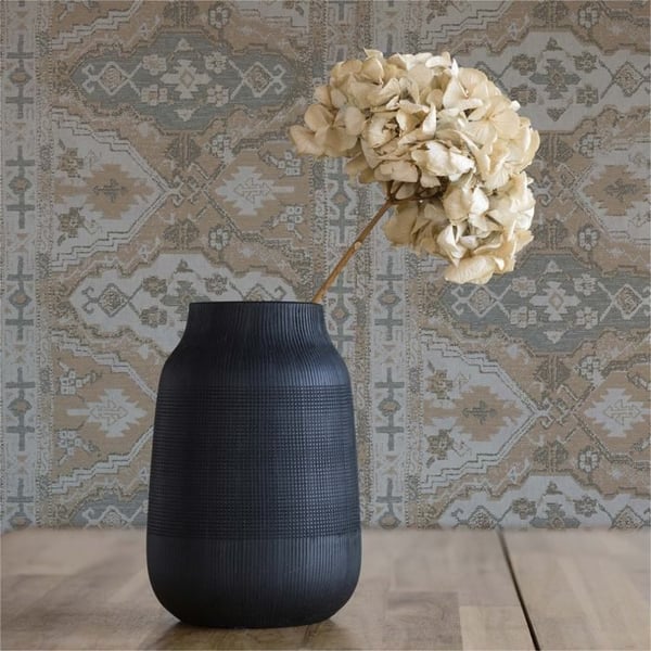 Vintage Tapet M1-No.1608 Vit Beige Oriental Struktur